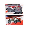 Honda CRF450R Dirt Bike Motorcycle Red and White 1/6 Diecast Model by New Ray - 3 of 4