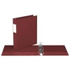 Premium Economy Angle 1.5" D Ring Binder 6pk Burgundy: Davis Group, Polypropylene, Hard Cover, 350 Sheet Capacity, 2 Pockets - image 2 of 4