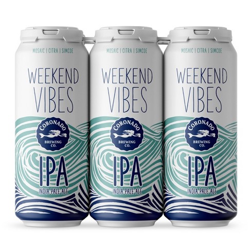 Coronado Weekend Vibes Ipa Beer - 6pk/16 Fl Oz Cans : Target