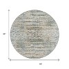 Ivory And Beige Moroccan Washable Indoor Outdoor Area Rug - 3 of 4