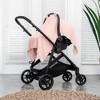 Comfy Cubs Baby Car Seat Cover - Infant Car Seat Cover for Sun with Large Size Car Seat Canopy - 2 of 4