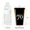 Big Dot of Happiness Adult 70th Birthday - Gold - Birthday Party Favor Popcorn Treat Boxes - Set of 12 - 2 of 4