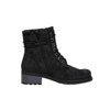 CUSHIONAIRE Rena Combat Womens Boots, Lace-Up Side Zip Ankle Boots for Women with Knit Trim and Low Block Heel - 4 of 4