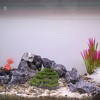 Unique Bargains Aquarium Terrariums Mountain for Fish Tank Landscape Decoration Gray Green 2.36" Height 1pcs - 2 of 4
