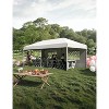 10'x20' Heavy Duty Commercial Canopy Tent, UV & Waterproof Instant Shelter with 2 Sidewalls, Includes Carry Bag, 4 Weight Bags, 8 Stakes, 6 Ropes - 2 of 4