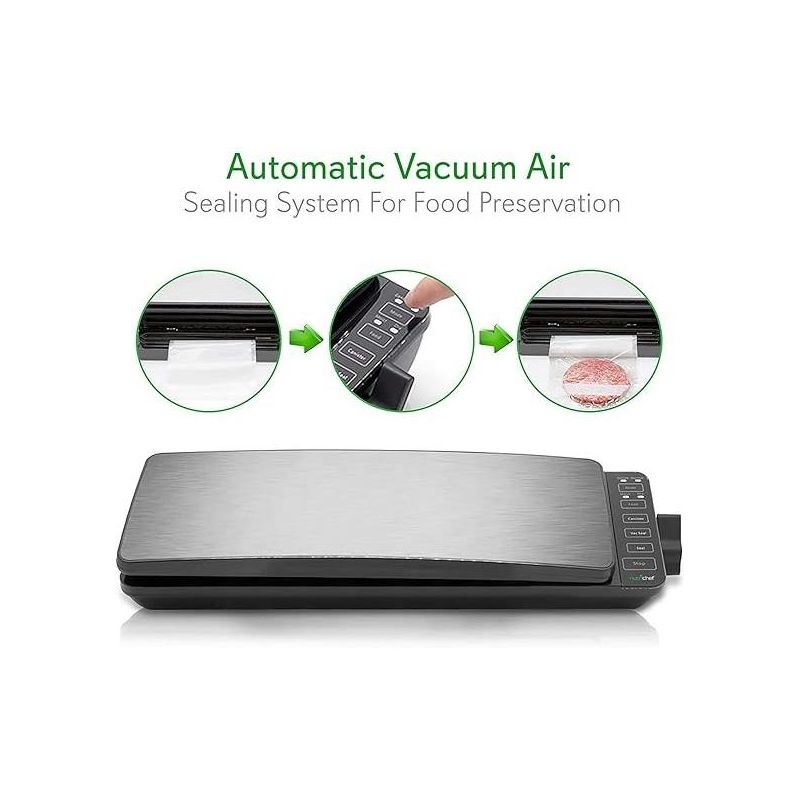 NutriChef Digital Food Vacuum Sealer System, 4 of 8