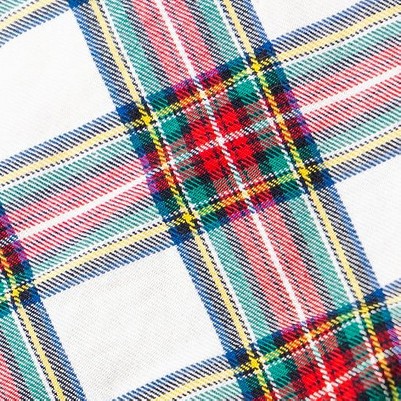 ivory holiday tartan