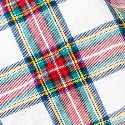 ivory holiday tartan