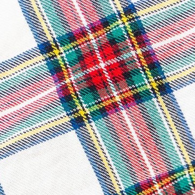 ivory holiday tartan