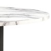 CENGHU Wood Round Dining Table for 4, Modern Farmhouse Kitchen Table, End Table with Wood Strip Base for Kitchen, Living Room, Dining Room - 3 of 4