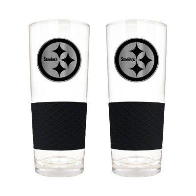 NFL Pittsburgh Steelers 22oz Pint Glass Set