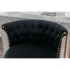 Kumasinova 24"-31"H Swivel Bar Stools Set of 2,Luxury Velvet Counter Height Barstools with Golden Metal Base&Footrest,250lbs Max - 2 of 4