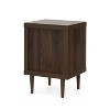 Christopher Knight Home Nystrom Mid Century Modern 2 Drawer Nightstand Walnut - 4 of 4