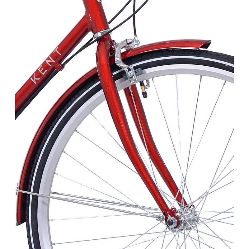 Kent Retro 700c/29&#39;&#39; Hybrid Bike - Red, 5 of 8