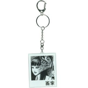Junji Ito Keychain Tomie Kawakami Acrylic Pendant Horror Manga Keyholder Multicolored - 1 of 4