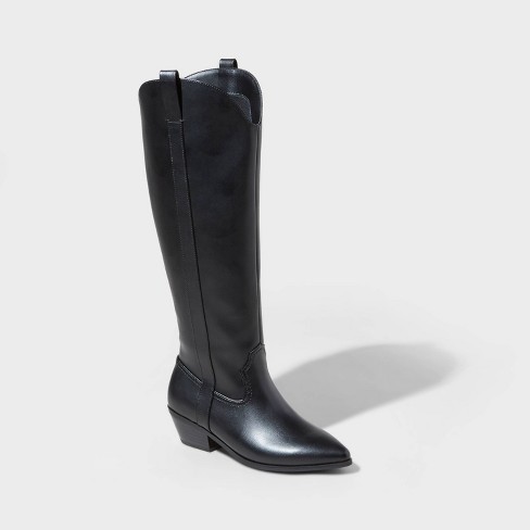 Women's Sommer Western Boots - Universal Thread™ Black 6.5 : Target