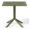 WestinTrends Playa 31.5" Square Plastic Outdoor Patio Dining Table for 4 - 4 of 4