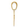 Black Bow Jewelry 14k Yellow Gold Basketball Hoop Pendant - 2 of 4
