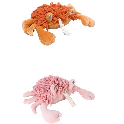 REGALWOVEN 2 Packs Cute Animal Chenille Soft Absorbent Decorative Cartoon Fuzzy Ball Hand Towel 9" x 12"