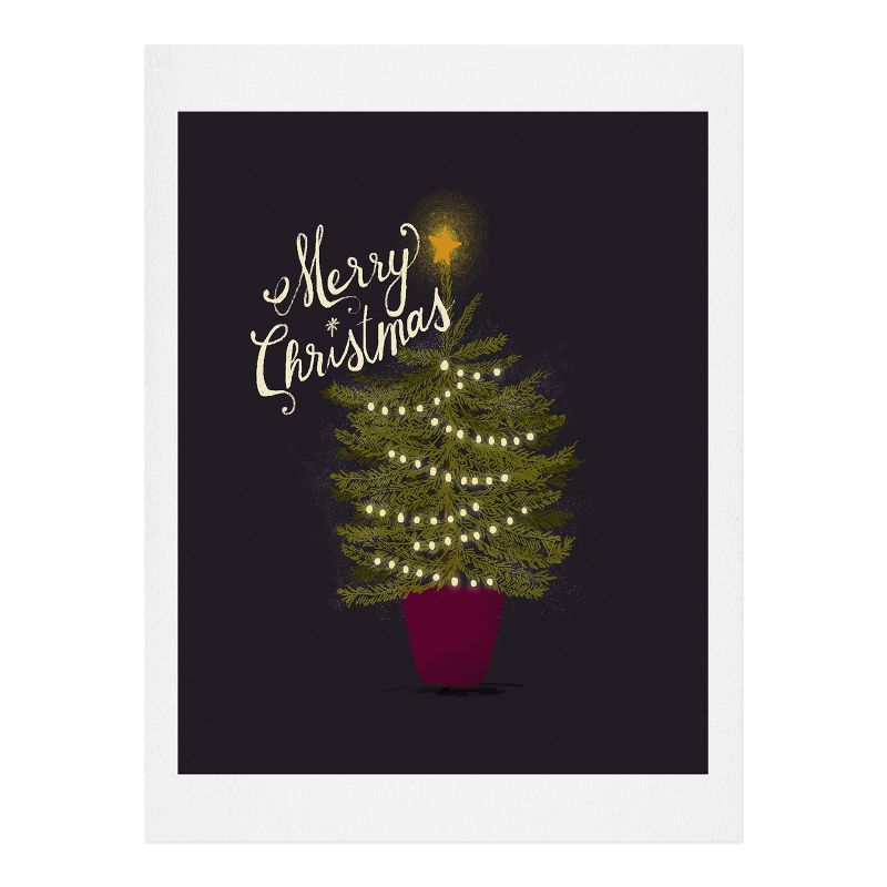 Joy Laforme Merry Christmas Little Tree Art Print - Society6, 1 of 2