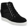Journee Women's Clarity High Top Wedge Sneaker - 2 of 4