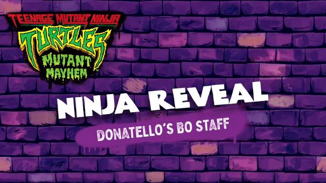 Teenage Mutant Ninja Turtles: Mutant Mayhem Ninja Reveal Donatello&#39;s Bo Staff and Role Play Set, 2 of 7, play video