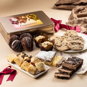 Dulcet Gift Baskets Luxurious Gourmet Bakery Dessert Gift Tin - 1 of 4