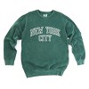 Simply Sage Market Embroidered New York Varsity Garment Dyed Sweatshirt - 2 of 4