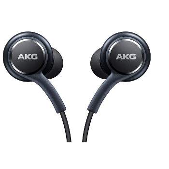 Premium Wired Earbud Stereo In-Ear Headphones with in-line Remote & Microphone by AKG - Compatible with LG G3 Beat