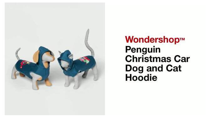 Penguin Christmas Car Dog and Cat Hoodie - Wondershop™, 2 of 12, play video