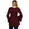 Maternity Long Bell Sleeve Flared Tunic Top - 24seven Comfort Apparel™ - 3 of 4