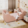 Docred Toddler Bed,Child Bed for Kids with Extra Safty Broad,Standard Crib Size Toddler Bed,Certified Fabric Toddler Beds,Toddler Floor Bed - 2 of 4