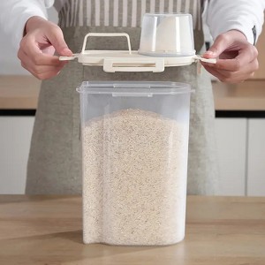 MaseiKar irtight Kitchen Canisters for Flour, Rice, Nuts & Dry Goods，Sealed Food Storage Containers With Lids，Leak-proof And Moisture proof - 1 of 4