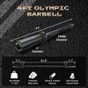 4FT Barbell Weight Bar, 500lbs Capacity Straight Weight Bar for Weightlifting and Power Lifting, Workout Barbell Fit 2'' Standard Weights - 2 of 4
