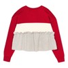 NFL Kansas City Chiefs Girls' Crew Neck Fleece Sweatshirt - 3 of 3