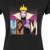 Women's - Disney Villains - Villains Grid Fitted Graphic T-Shirt - 2 of 3