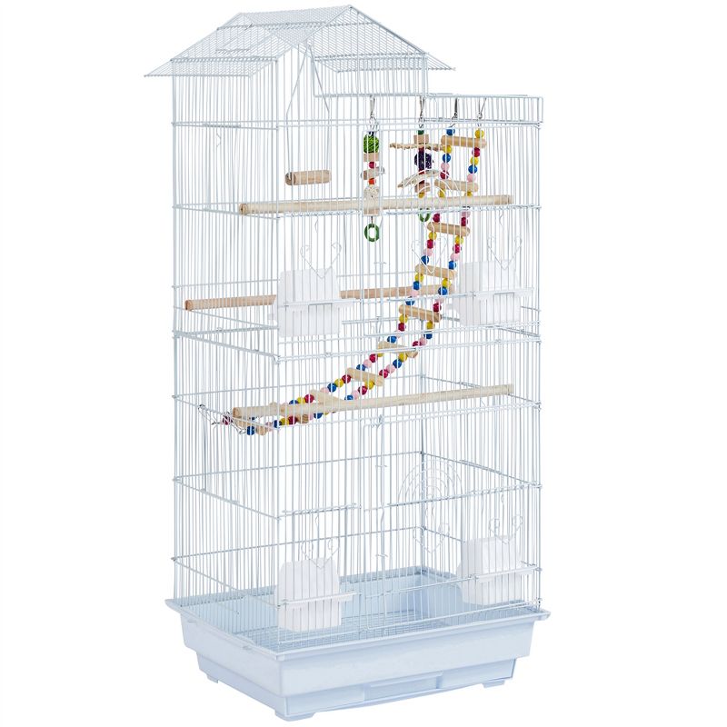 Yaheetech 39" Metal Bird Cage Bird Cage Parrot Cage, 1 of 8