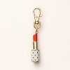 Lipstick Bag Charm Keychain - kate spade new york x Target Cream/Black/Red - 2 of 4