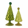 Cody Foster 8.0 Inch Mid-Century Modern Tree Chartreuse Christmas Decorative Tree Set , Christmas Decor St Patrick's Day Easter (2PC) - 3 of 4