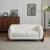 Christopher Knight Home James 63 " Boucle Fabric Loveseat Beige - 2 of 4