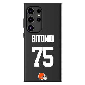 Keyscaper Joel Bitonio Cleveland Browns 75 Game Tactic MagSafe Compatible Cell Phone Case for Galaxy S24 Ultra - 1 of 4