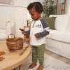 Gerber Toddler Boys' Henley Shirt and Joggers 2-Piece Set - 4 of 4