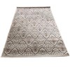 Home Mart Goods Vintage Contemporary Beige Blue Silky Glam Area Rug - 5x7 Feet - 4 of 4