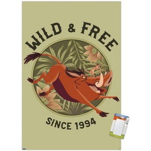 Trends International Disney The Lion King 30th - Wild & Free Unframed Wall Poster Prints - 1 of 4