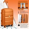 Summit Adventure 3-Piece Sunset Orange Luggage Set With Tsa Lock - 3 of 4