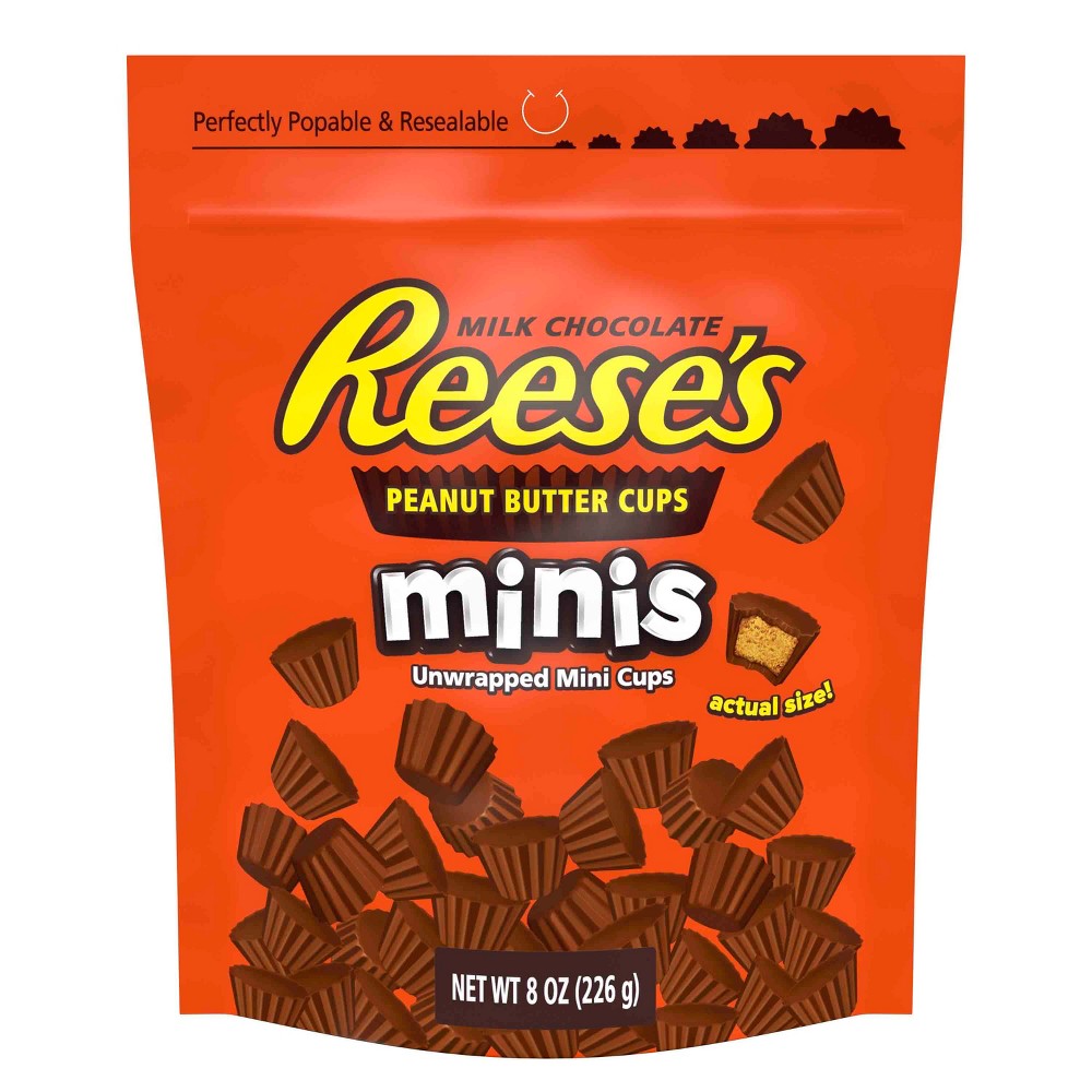 UPC 034000470204 product image for Reese's Peanut Butter Cups Minis Milk Chocolate - 8oz | upcitemdb.com