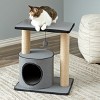 Two by Two Knoxville - Gray Scratching Post Cat Furniture - 20.9 in. Tall - 2 of 4