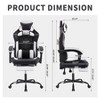 Gaming Chair with Massage,Ergonomic PC Gaming Chair with Footrest Comfortable Headrest and Lumbar Support - 4 of 4