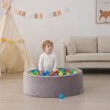 TopComfy Baby and Toddler Learning Toy Ball Pit Balls Safe Crushproof BPA Free for Indoor Outdoor Play, Rainbow, 2.2"*2.2"*2.2" - 2 of 4
