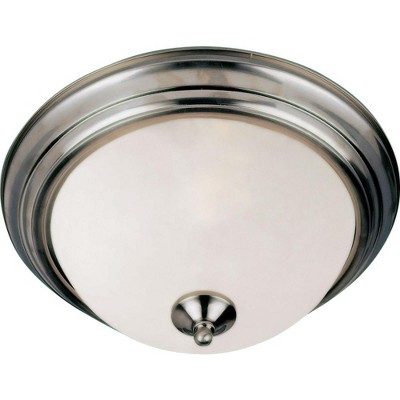 Maxim Lighting Essentials - 583x 2 - Light Flush Mount in  Satin Nickel